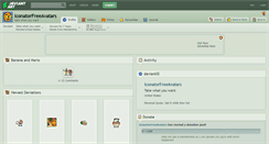 Desktop Screenshot of iconatorfreeavatars.deviantart.com