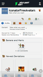 Mobile Screenshot of iconatorfreeavatars.deviantart.com