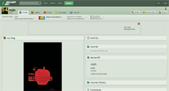 Desktop Screenshot of mjsh.deviantart.com
