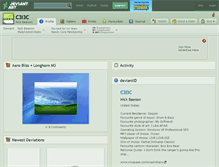 Tablet Screenshot of c3i3c.deviantart.com