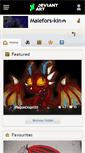 Mobile Screenshot of malefors-kin.deviantart.com