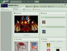 Tablet Screenshot of malefors-kin.deviantart.com