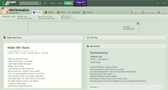 Desktop Screenshot of missvanessasue.deviantart.com