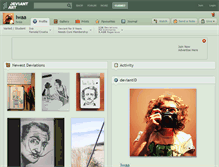 Tablet Screenshot of iwaa.deviantart.com