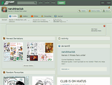 Tablet Screenshot of naruhinaclub.deviantart.com