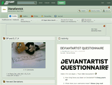 Tablet Screenshot of dianafannick.deviantart.com