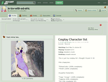 Tablet Screenshot of in-lov-with-ed-elric.deviantart.com