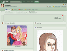Tablet Screenshot of neuteka.deviantart.com