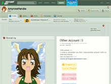 Tablet Screenshot of amyroseharuka.deviantart.com