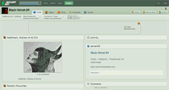 Desktop Screenshot of black-velvet-89.deviantart.com