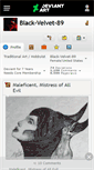 Mobile Screenshot of black-velvet-89.deviantart.com