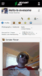 Mobile Screenshot of mello-is-awesome.deviantart.com