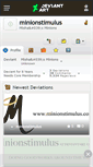 Mobile Screenshot of minionstimulus.deviantart.com