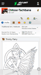 Mobile Screenshot of chitose-tachibana.deviantart.com