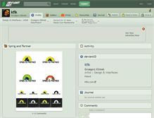Tablet Screenshot of kfik.deviantart.com