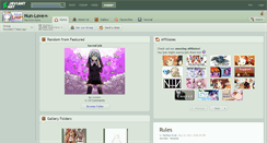 Desktop Screenshot of nun-love.deviantart.com