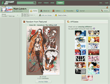 Tablet Screenshot of nun-love.deviantart.com