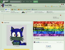 Tablet Screenshot of inverttails.deviantart.com