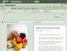 Tablet Screenshot of kickass-peanut.deviantart.com