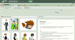 Desktop Screenshot of cleoparia.deviantart.com