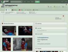 Tablet Screenshot of halimgogebakmaz.deviantart.com