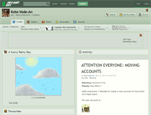 Tablet Screenshot of kote-vode-an.deviantart.com