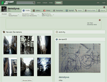 Tablet Screenshot of demotywa.deviantart.com