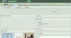 Desktop Screenshot of nundin.deviantart.com
