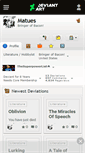 Mobile Screenshot of matues.deviantart.com