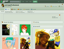 Tablet Screenshot of icecreamprofessional.deviantart.com