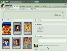 Tablet Screenshot of hadija786.deviantart.com