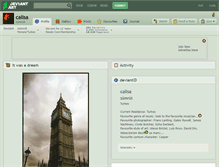 Tablet Screenshot of calisa.deviantart.com