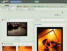 Tablet Screenshot of maeja.deviantart.com