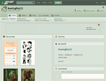 Tablet Screenshot of beatingriot22.deviantart.com