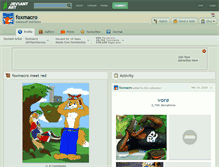 Tablet Screenshot of foxmacro.deviantart.com