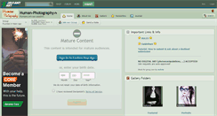 Desktop Screenshot of human-photography.deviantart.com