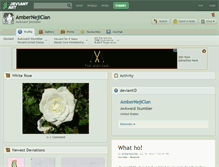 Tablet Screenshot of ambernejiclan.deviantart.com