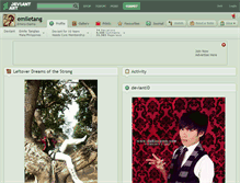 Tablet Screenshot of emiletang.deviantart.com