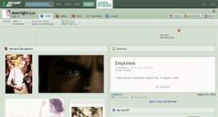 Desktop Screenshot of moonlight-luv.deviantart.com
