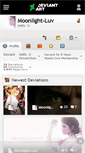 Mobile Screenshot of moonlight-luv.deviantart.com