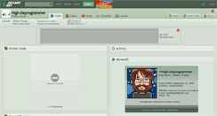 Desktop Screenshot of high-deprogrammer.deviantart.com