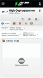 Mobile Screenshot of high-deprogrammer.deviantart.com