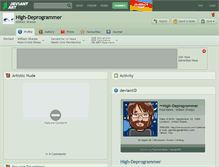 Tablet Screenshot of high-deprogrammer.deviantart.com