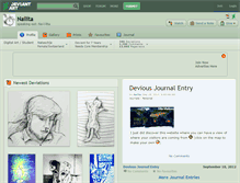 Tablet Screenshot of nailita.deviantart.com