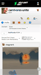 Mobile Screenshot of carnivores-unite.deviantart.com