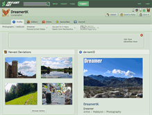 Tablet Screenshot of dreamertk.deviantart.com