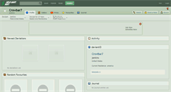 Desktop Screenshot of crowbar7.deviantart.com