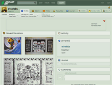 Tablet Screenshot of elwebbs.deviantart.com