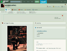 Tablet Screenshot of annabelledoll.deviantart.com