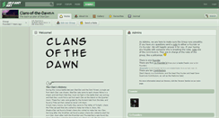 Desktop Screenshot of clans-of-the-dawn.deviantart.com